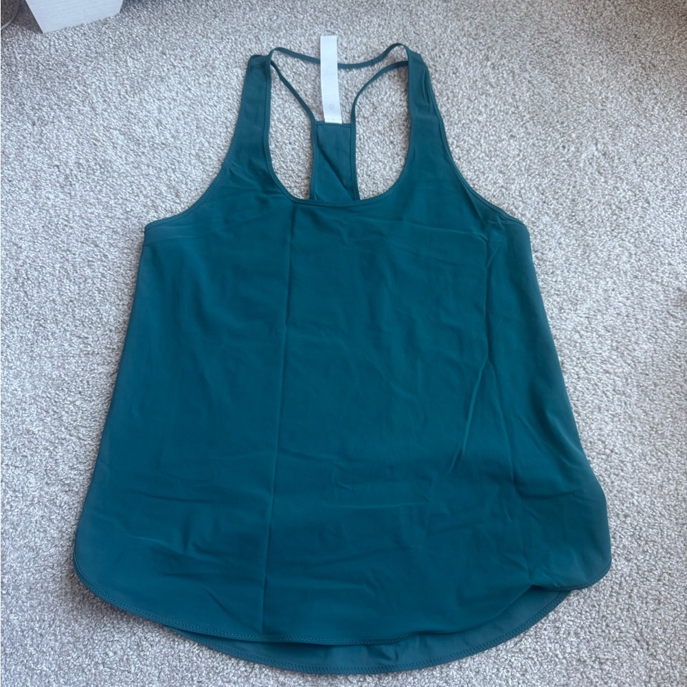Lululemon Teal Racerback Tank Top
